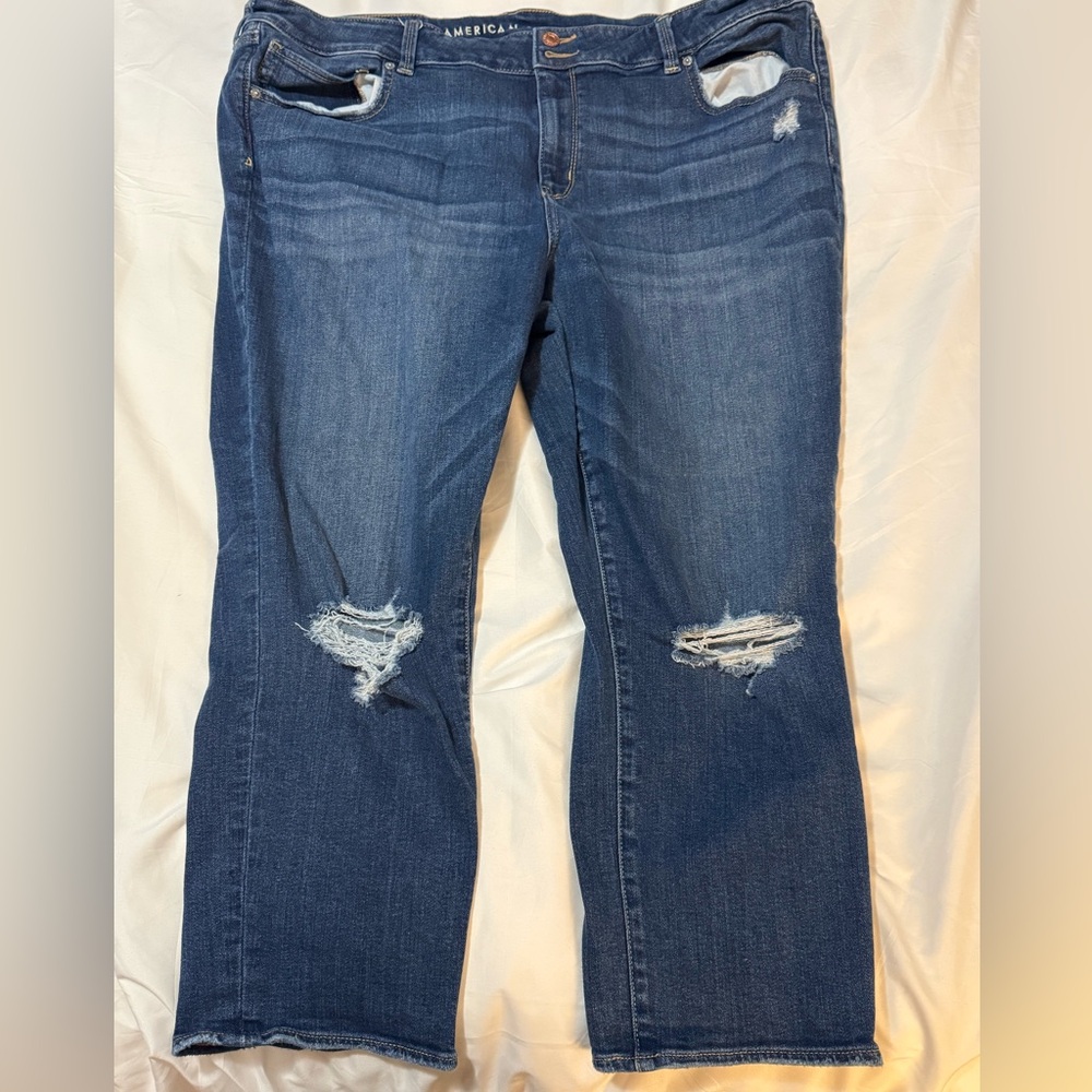American Eagle Outfitters Women's Size 22 Regular artist crop Jeans